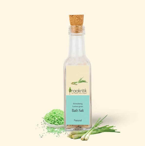 Praakritik Organic Lemon Grass Bath Salt